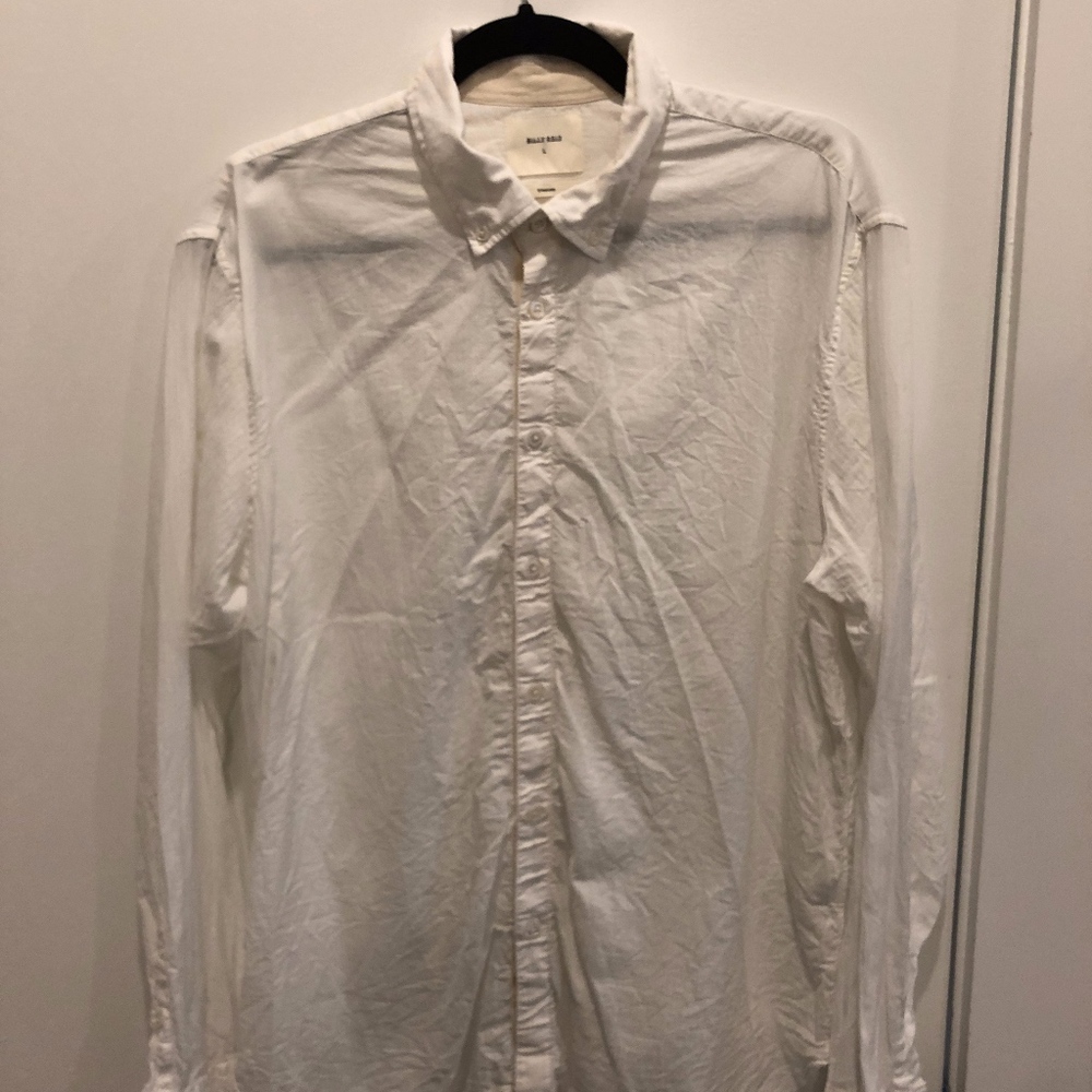 Billy Reid Irvine Shirt - white